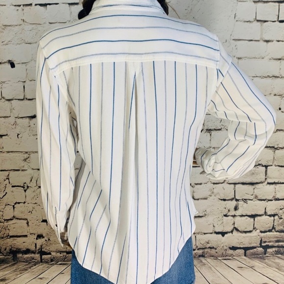 Jach's Girlfriend striped button down - Picture 3 of 3